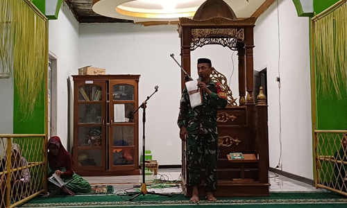 Sinergi Religi dan Tradisi, Serka Laode Kalawara Isi Hikmah Maulid Nabi Muhammad SAW di Tolangohula