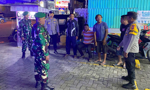 Kebersamaan TNI-Polri di Telaga, Gelar Patroli Gabungan Redam Gejolak Usai Demonstrasi