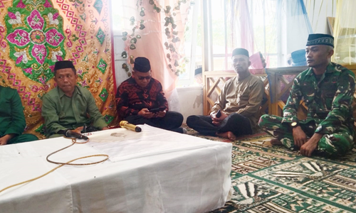 Dari Pulubala Tersulam Doa Maulid, Serda Ipon Towapa Bersama Masyarakat Menghidupkan Spirit Rasulullah dalam Ukhuwah dan Keteladanan yang Abadi