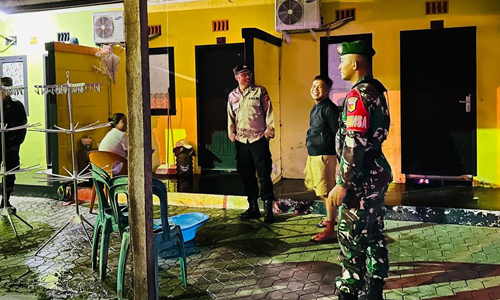 TNI-Polri Gelar Patroli Gabungan di Telaga, Antisipasi Situasi Pasca Unjuk Rasa DPRD