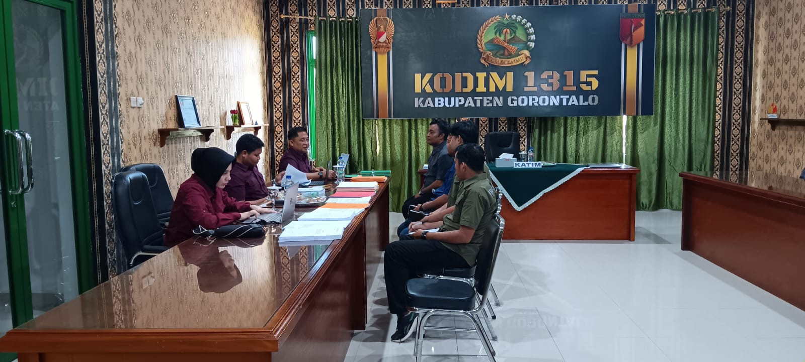 Tim Sintelad Laksanakan Pengawasan Administrasi Intelijen TA 2026 Kepada Staf Intel Kodim 1315 Kabupaten Gorontalo