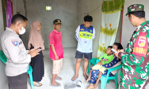 Praka Tanjung Laksanakan Pemantauan Situasi Pasca Ditemukannya Warga Gantung Diri
