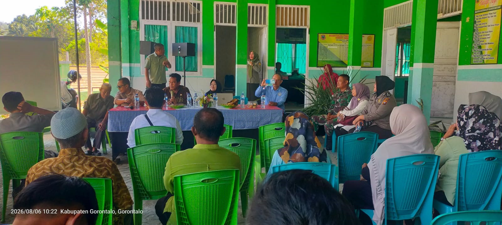 Personel Koramil Limboto Hadiri Rapat Hambur Tanam Musim Rendengan Guna Perkuat Ketahanan Pangan Kabupaten Gorontalo